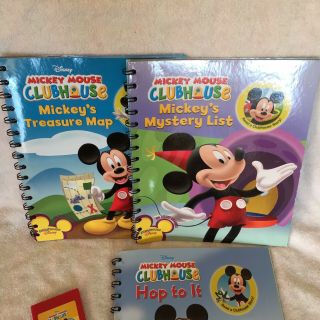 3 Mickey Mouse Clubhouse Story Reader Storybooks Book And Cartridge Set 2