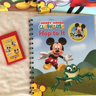 3 Mickey Mouse Clubhouse Story Reader Storybooks Book And Cartridge Set 3