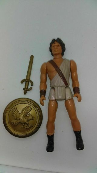 1980 Clash Of The Titans Perseus Action Figure With Sword And Shield