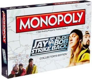 Esar1831.  Jay And Silent Bob Strike Back Monopoly By Diamond Select Toys (2014)
