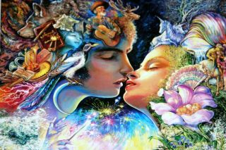Buffalo Games - " Prelude To A Kiss " - 1000 Piece Jigsaw Puzzle - By Josephine Wall