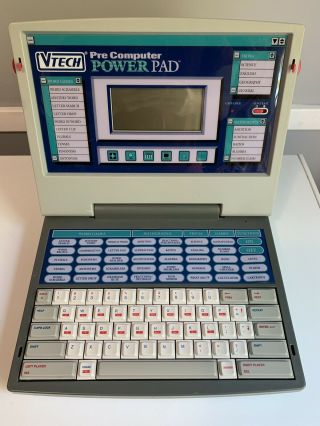 Vintage Vtech Pre - Computer Power Pad Laptop 1994 And