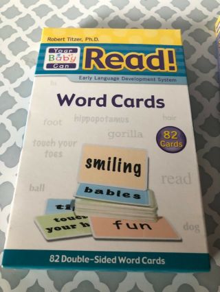 Your Baby Can Read Word & Game Cards
