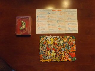 Vintage 1966 Cadaco Jumble - Fits Cluster Puzzle No 6 Whimsies Complete