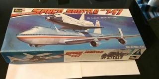 Vintage Revell Space Shuttle & 747 Model Kits 1977 Unbuilt.  1/144th.