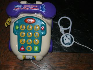 Play Talking Phone - Vtech Little Smart Pull - Toy - $$