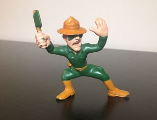 1991 Mattel Attack Of The Killer Tomatoes Mattel Ranger Woody Pvc Figure