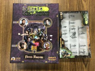 Secrets Of The Lost Tomb Board Game - Fates Fortune Expansion / Character Pack