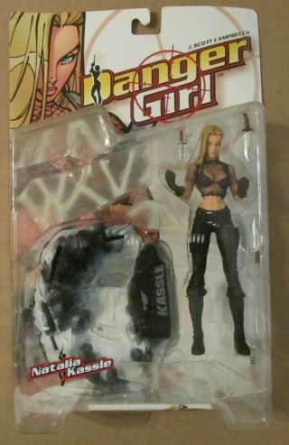 Danger Girl Natalia Kassle Action Figure 6 " J Scott Campbell Mcfarlane Toys 1999