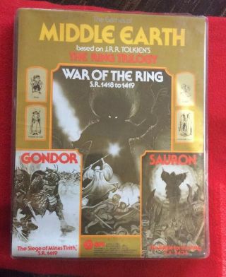 Spi 1977 Middle Earth - The Ring Trilogy - War Of The Ring - Read Details