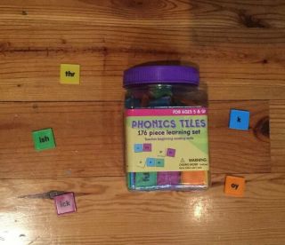 Phonics Tiles 176 Piece Learning Set Homeschool Ages 5 And Up
