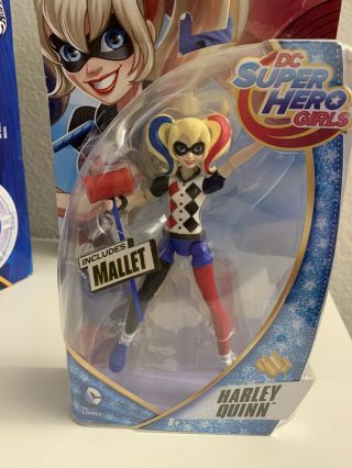 Dc Hero Girls Harley Quinn 6 Inch Action Figure.  Toys Mattel