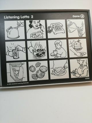 Lakeshore Learning Rhyming Sounds Listening Lotto 2 And Cassettes 3