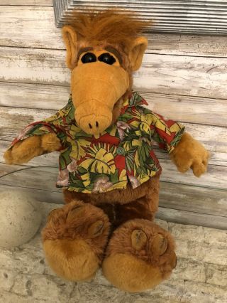 Vintage Alf 1986 Alien Productions 18 " Plush Doll Stuffed Animal By Coleco