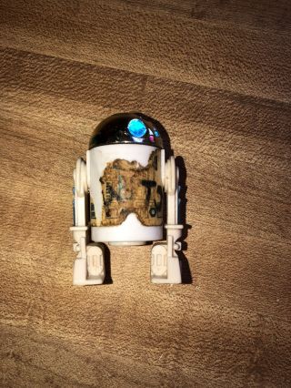 Last 17 Potf R2 - D2 Pop - Up Lightsaber Vintage Star Wars Figure Authentic