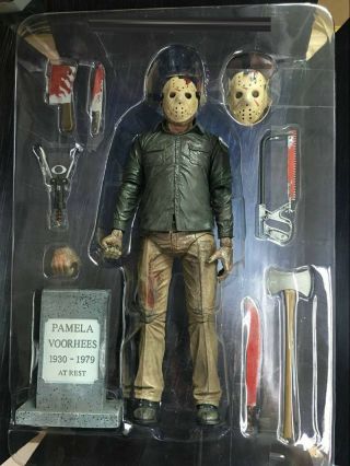 3d Jason Voorhees 7 " Friday The 13th Part Iv Scale Ultimate Action Figure