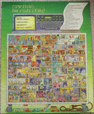 Springbok Computers The Inside Story 1000 Pc Puzzle Robert Blair Martin Complete