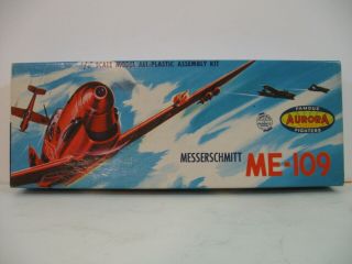 1956 Vintage Aurora 1/48 Messerschmitt Me - 109 55a - 69