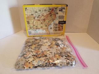 National Geographic Jigsaw Puzzle Battles Of The Civil War 500 Piece