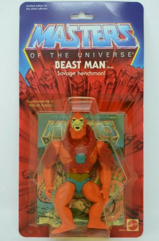 Motu,  Commemorative Beast Man,  Moc,  Masters Of The Universe He - Man