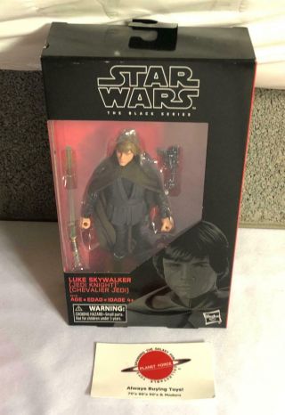 Luke Jedi Knight Chevalier Star Wars 6 " Inch Black Series Figure