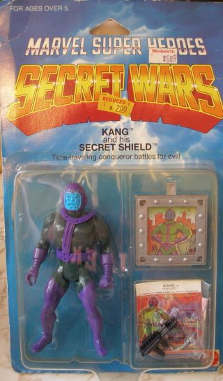 1984 Vintagel Mattel Secret Wars " Kang " The Time Traveling Conqueror Action Fig.