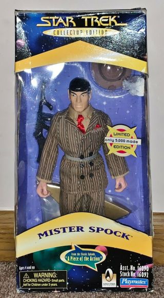 Star Trek 1996 Collectors Limited Edition - Mister Spock 9 " Figure - 1 Of 5000