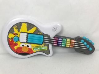 Hasbro 2010 Playskool Sesame Street Elmo Light - Up Musical Guitar Play Toy White