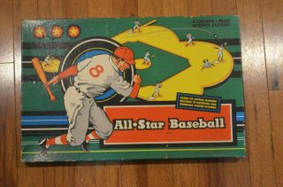 Vintage 1957/1958 Cadaco Ellis All Star Baseball Board Game - 100 Complete Xlnt