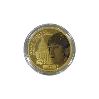 Wayne Gretzky 2017 Upper Deck Grandeur Gold Coin 1/4 Troy Ounce