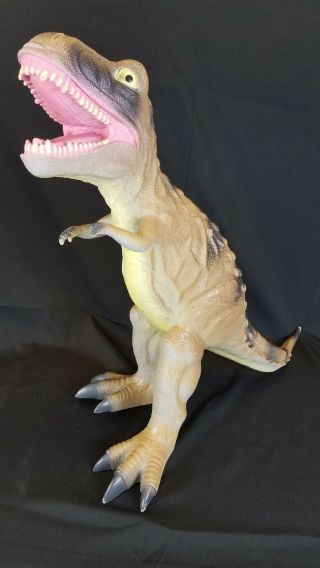 Toys R Us Maidenhead T Rex Soft Rubber 19 " X19 " Figure Toy Tyrannosaurus Dinosaur