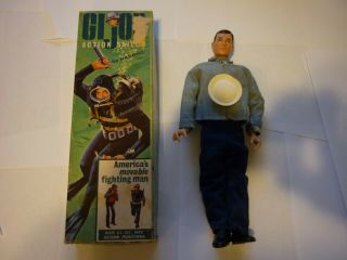 Gi Joe Action Sailor W/box 1964 Hasbro 7600