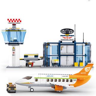 Sluban M38 - B0367 International Airport Building Blocks 678pcs Educational Toys