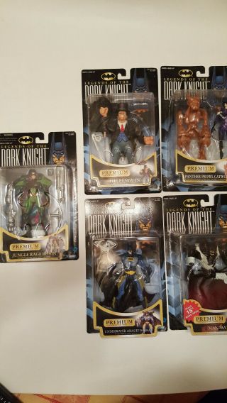Nib Kenner Batman Legends Of The Dark Knight Action Figures Set Of 5 With