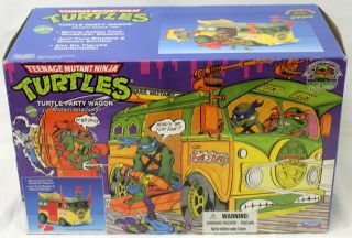 2009 Playmates Tmnt Ninja Turtles 25th Anniversary Figure Party Wagon