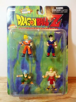 Dragon Ball Z The Saga Continues 1999 Mini Action Figures 6 Irwin Toys