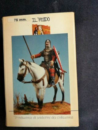 Il Feudo,  Serbian Knight Xiv Century,  Auxiliary Of Byzantine Army,  Metal 75mm,  Oop