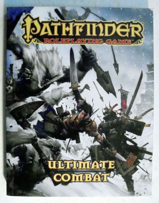Pathfinders Roleplaying Game Ultimate Combat Paizo Sc Book