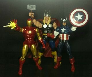 Marvel Legends Avengers Comic 80 Year Anniversary Ironman Thor Captain America