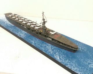 1:700 Scale Built Plastic Model Ship Wwii Japanese Navy Aircraft Carrier Hosho