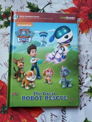 Leapfrog Leapreader Nickelodeon Paw Patrol The Great Robot Rescue Book