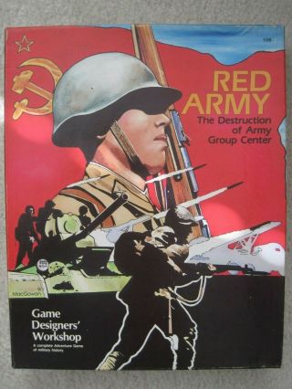 Gdw Game: Red Army.  Destruction Of Army Group Center.  Unpunched Complete Excel.