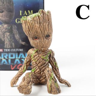 Baby Groot Statue Action Figure Avengers Guardians Of The Galaxy Toy Accessory