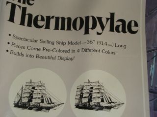 1960 Revell The Thermopylae Model Clipper Ship Kit H - 390: 1195 2