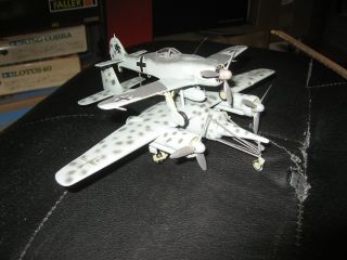 Probuilt Fw190a - 8 & Ju88g - 1 Mistel 2 In 1/72 Scale - Awesome