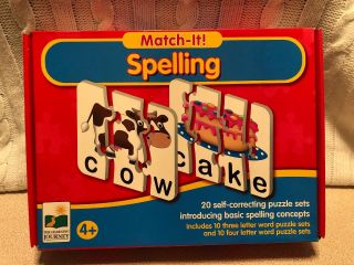The Learning Journey Match It Spelling Self - Correcting Educational Speech Puzzle