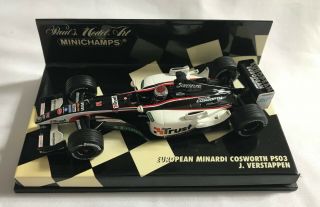Minichamps 1/43 Minardi Cosworth Ps03 J.  Verstappen 2003