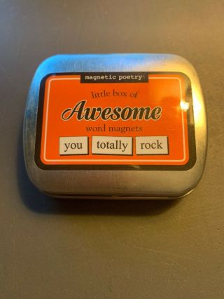 Magnetic Poetry Little Box Of Awesome Word Magnets