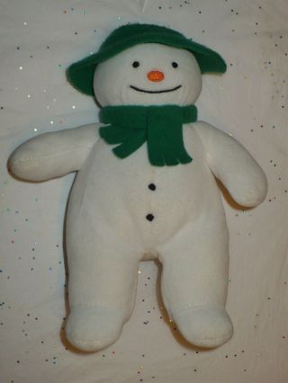 2003 The Snowman 10 " Plush Doll Toy Raymond Briggs Vgc