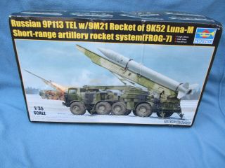 Trumpeter - Russian 9p113 Luna Rocket With Transporter 1/35
